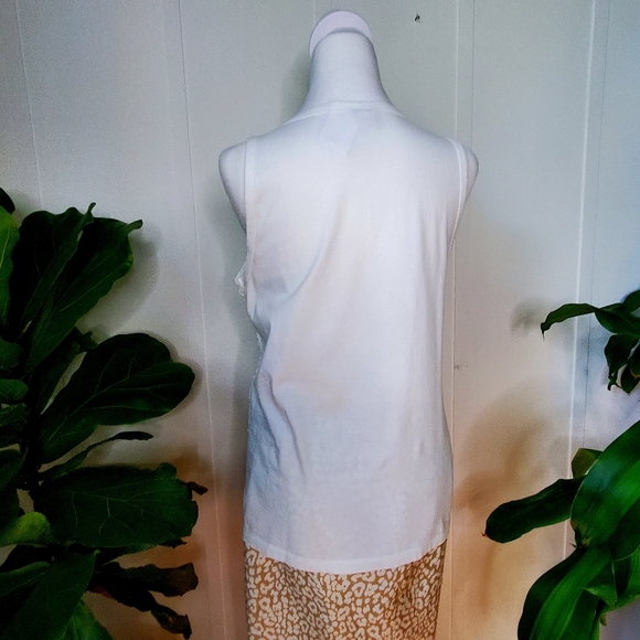 J Crew Factory NWT Crochet Tank Top, White, Size S - Picture 2 of 7